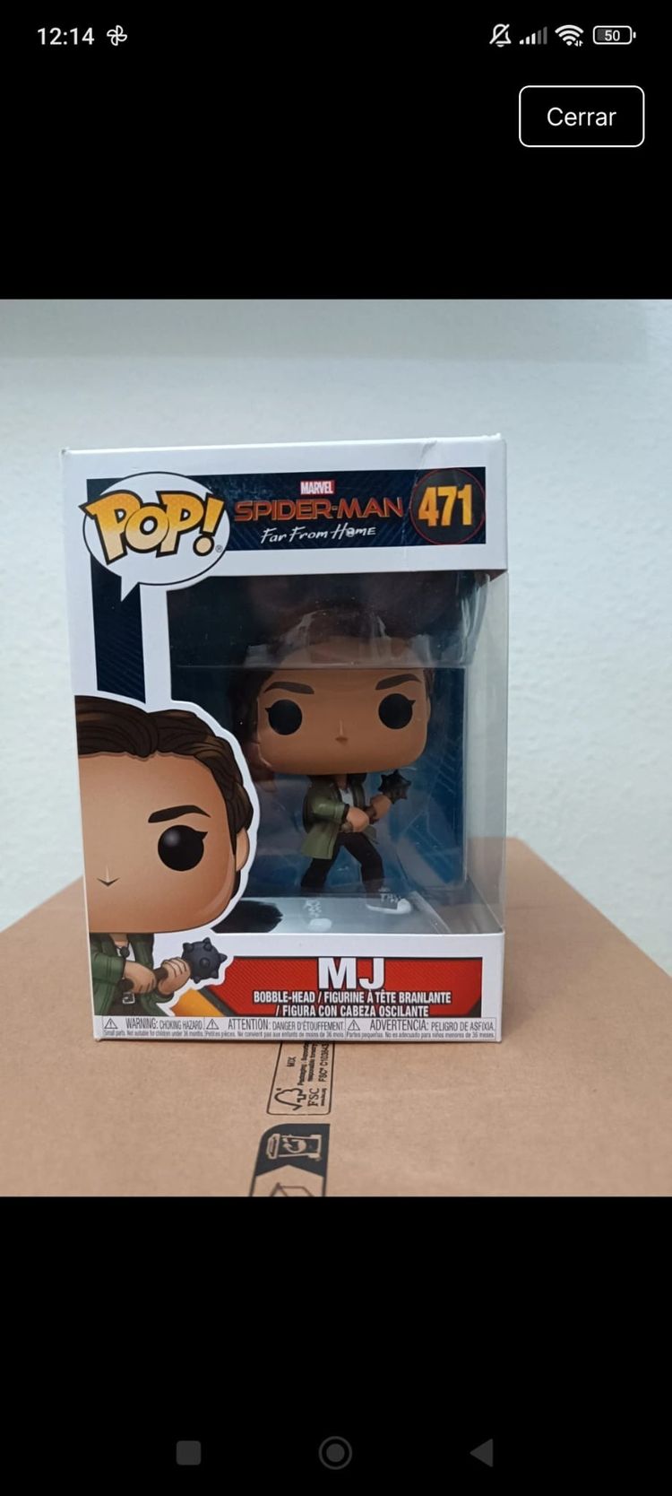 Funko Pop Spider-Man Far From Home Mj Figure